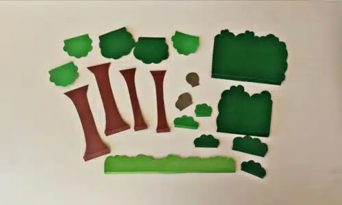 The Gruffalo diorama - step 4