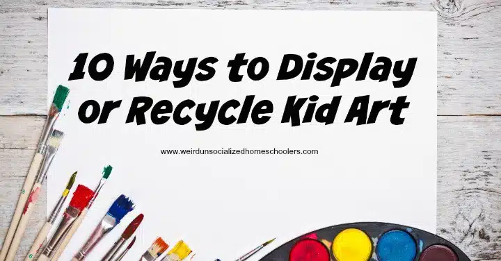 how to display kid's art how to display kid's art